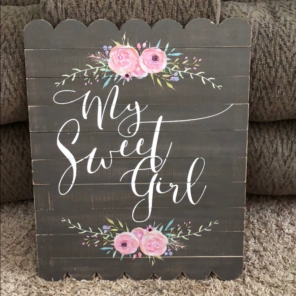 “My Sweet Girl” Wall Hanging